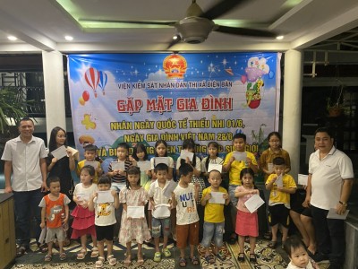Gặp mặt gia đình cán bộ, công chức, người lao động VKSND thị xã Điện Bàn
