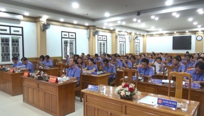 VIỆN KIỂM SÁT NHÂN DÂN TỈNH QUẢNG NAM TỔ CHỨC HỘI NGHỊ SƠ KẾT CÔNG TÁC 6 THÁNG ĐẦU NĂM 2023