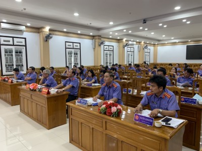 VIỆN KIỂM SÁT NHÂN DÂN TỈNH QUẢNG NAM GIAO BAN TRỰC TUYẾN THÁNG 8 NĂM 2023