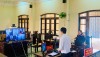 VKSND thành phố Tam Kỳ phối hợp với Tòa án nhân dân cùng cấp tổ chức 09 phiên tòa xét xử trực tuyến