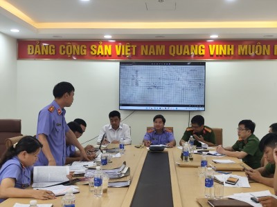 Hội nghị giao ban liên ngành tố tụng huyện Quế Sơn Quý I năm 2024