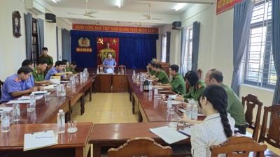 Kiểm sát việc tiếp nhận, giải quyết nguồn tin về tội phạm, thi hành án hình sự tại Công an huyện Quế Sơn.