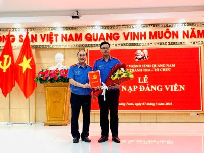 Chi bộ Thanh tra - Tổ chức tổ chức Lễ kết nạp đảng viên