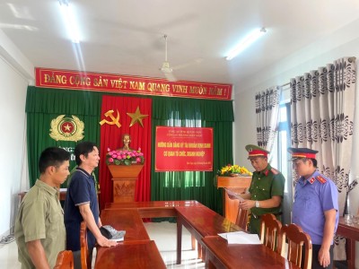 VKSND thị xã Điện Bàn, tỉnh Quảng Nam kiểm sát việc thi hành Lệnh bắt bị can để tạm giam