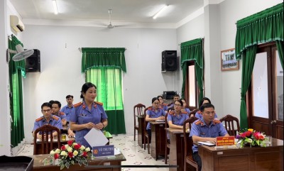 VKSND huyện Đại Lộc tổ chức  Hội nghị sơ kết công tác 6 tháng đầu năm 2025