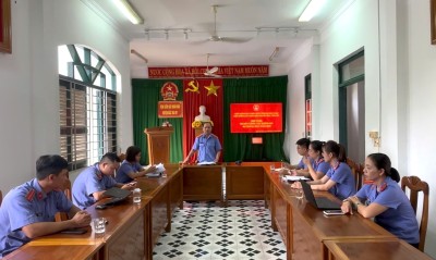 VKSND huyện Bắc Trà My tổ chức Hội nghị sơ kết công tác kiểm sát 6 tháng đầu năm 2025