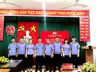 VKSND huyện Hiệp Đức tổ chức Đại hội Chi bộ nhiệm kỳ 2025-2027