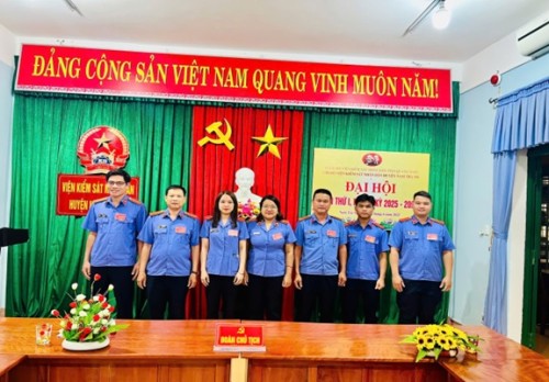 VKSND huyện Nam Trà My tổ chức thành công Đại hội Chi bộ  lần thứ I, nhiệm kỳ 2025-2027