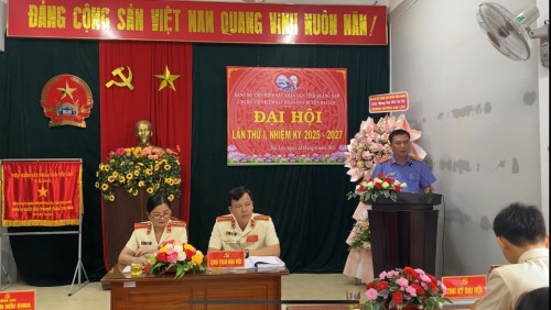 Chi bộ Viện kiểm sát nhân dân huyện Đại Lộc tổ chức thành công Đại hội Chi bộ nhiệm kỳ 2025-2027