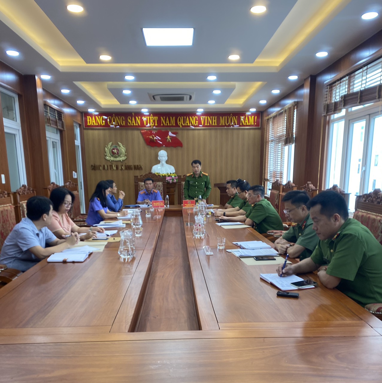 VKSND tỉnh Quảng Nam tiến hành trực tiếp kiểm sát công tác thi hành án hình sự tại Cơ quan Thi hành án hình sự Công an tỉnh Quảng Nam