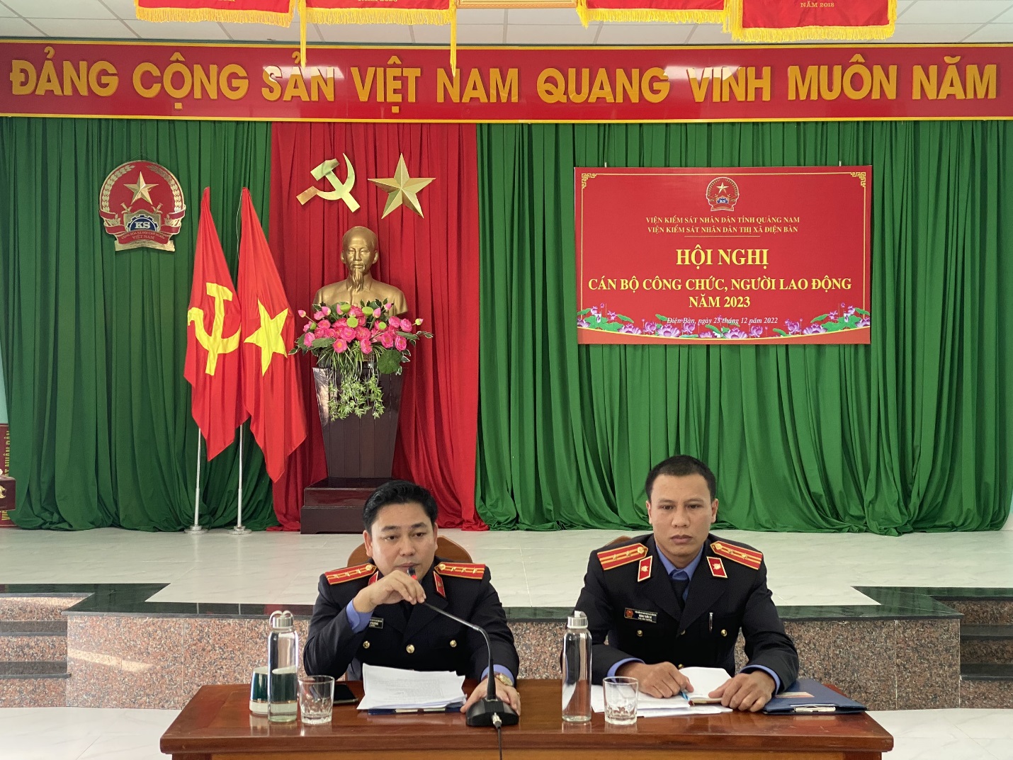 VKSND thị xã Điện Bàn thị xã Điện Bàn tổ chức Hội nghị cán bộ công chức, người lao động năm 2023.