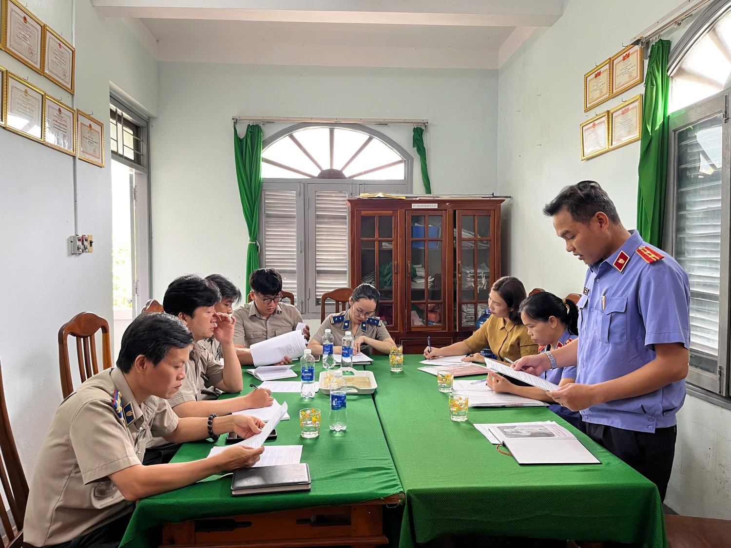 Viện kiểm sát nhân dân huyện Phước Sơn trực tiếp kiểm sát việc  tuân theo pháp luật trong thi hành án dân sự năm 2025 đối với  Chi cục thi hành án dân sự huyện Phước Sơn