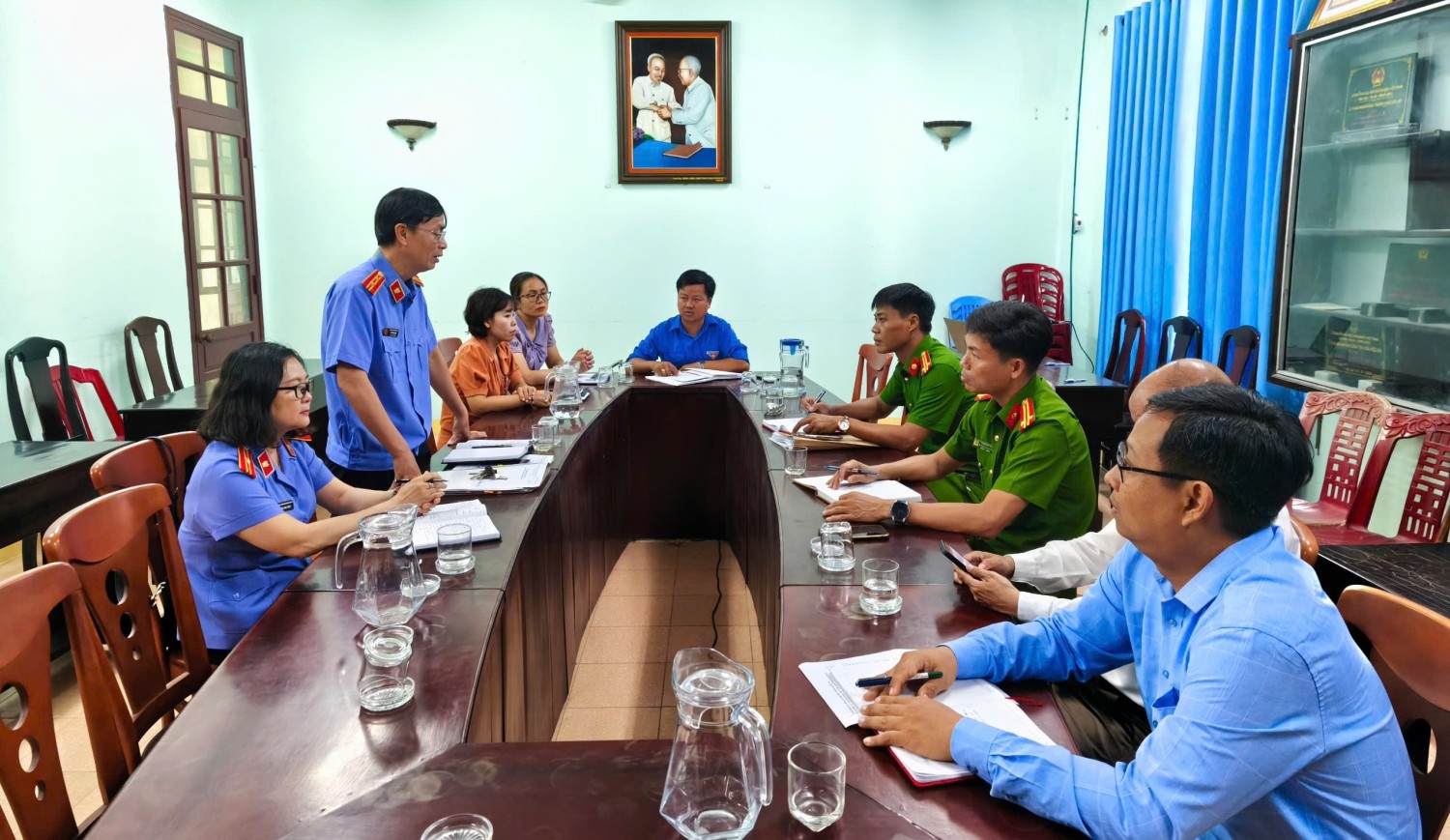 Viện kiểm sát nhân dân thành phố Hội An tổ chức họp tham vấn ý kiến giải quyết nguồn tin về tội phạm
